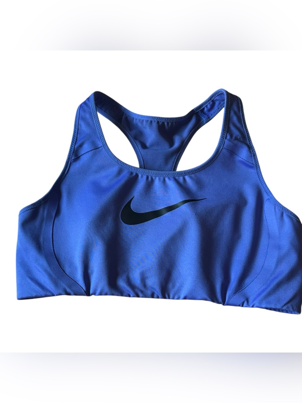 Nike Dri-FIT Sports Bra Women’s Large Periwinkle Blue Racerback Athletic Workout